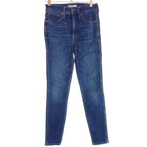 Madewell 10 inch High Rise Skinny Jeans Blue Size 25